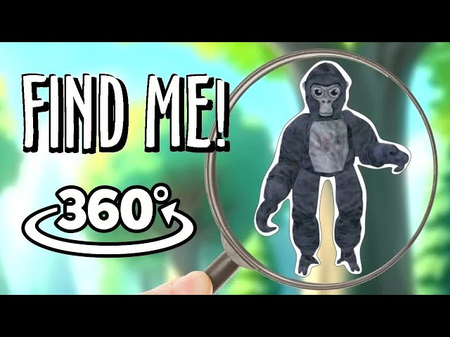 Gorilla Tag Challenge: Find the Gorilla in 4K 360° VR