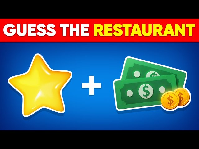 Guess the Fast Food Restaurant by Emoji? 🍔😋🍕 Quiz Dino