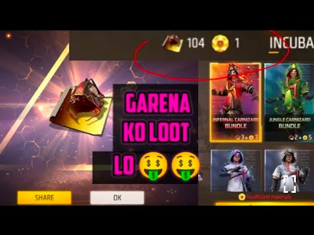 100 percent working trick || Free New incubator || Free Fire New Event || incubator glitch