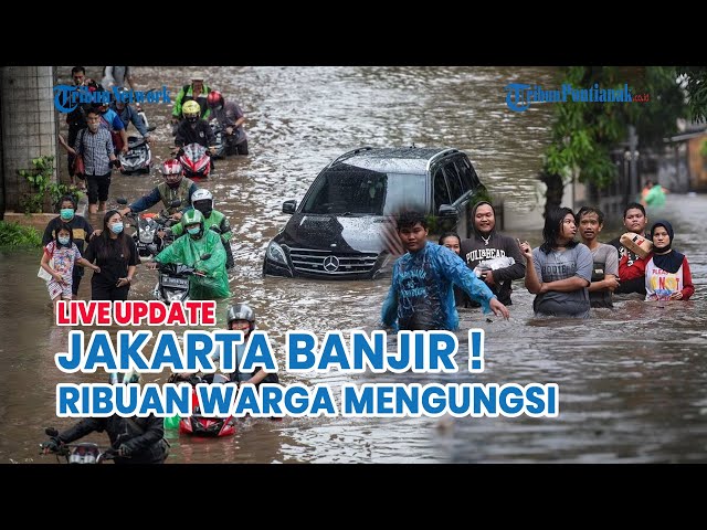 🔴 Jakarta Dikepung Banjir di Hari Raya Imlek ! 52 RT Terendam hingga 2.593 Warga Mengungsi