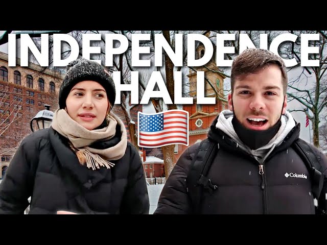 🇬🇧 Brits Learn REAL AMERICAN HISTORY at Independence Hall & The Liberty Bell 🇺🇸 | PHILLY Series!