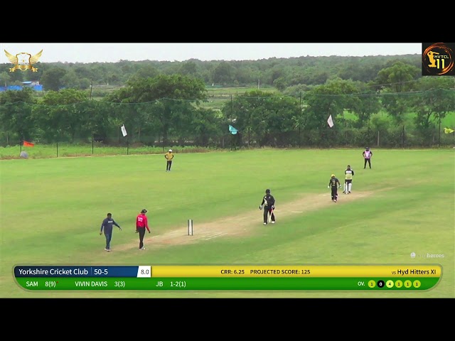 hyd hitters xl vs yorkshire cricket club