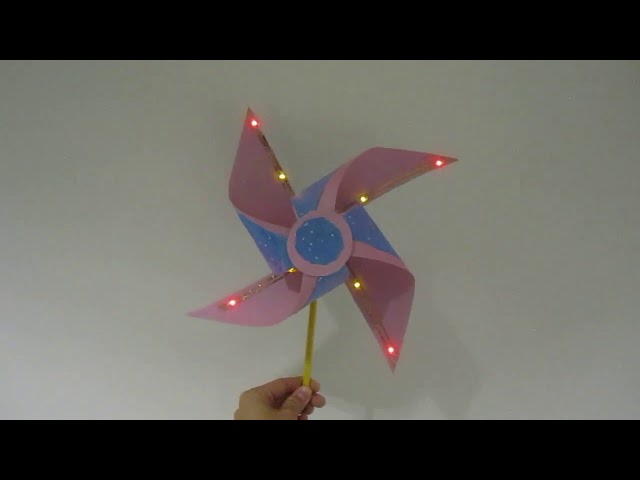 Chibitronics Glowing Paper Pinwheel