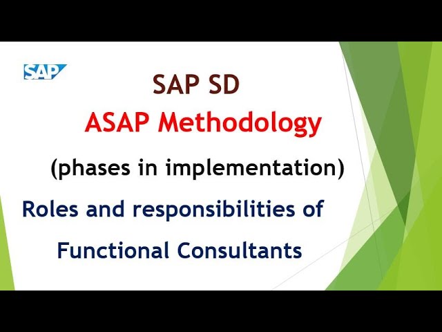 ASAP methodology || phases in Implementation || SAP SD || SAP SD Tutorials