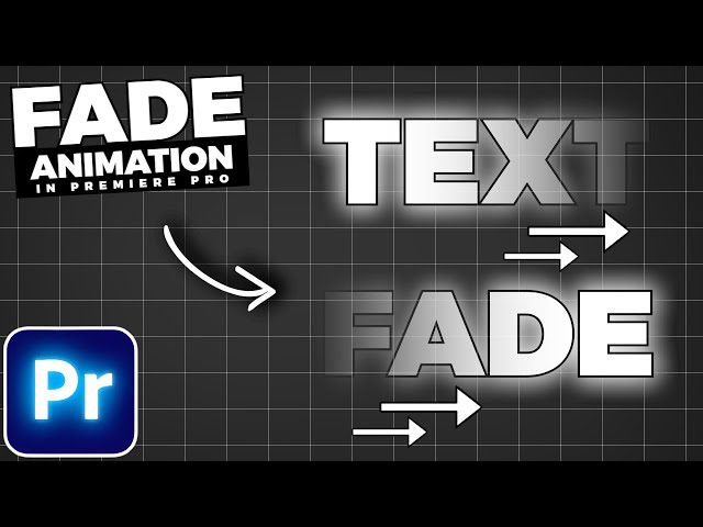 Text FADE IN And FADE OUT Animation In Premiere Pro