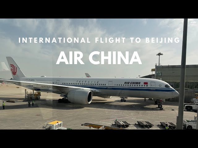 Air China Airbus A330 🇨🇳 Flight from Singapore to Beijing, Beijing Capital Airport Domestic Transfer