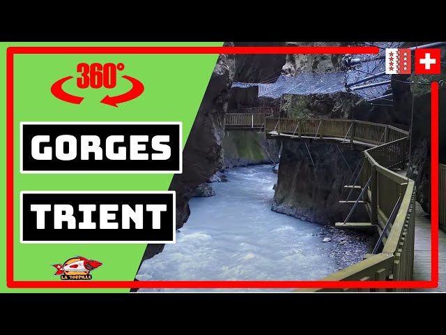 🇨🇭🪐 [TRIENT GORGES] 360 DEGREES VIDEO IN THE DEEPEST GORGES OF SWITZERLAND