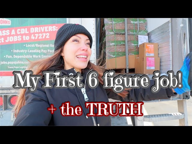 My first 6 figure job! + Changing my life | The truth