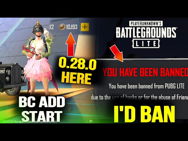 Good News 😍|| I'd Ban Start Pubg Lite | 0.28.0 Update | Pubg Mobile Lite Bc Add Start | Pubg Update