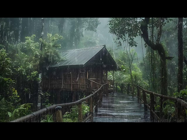 Sounds Of Rain And Thunder For Sleep - Rain Sounds For Relaxing Your Mind And Sleep Tonight - ASMR 1