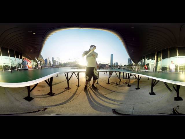 Ping Pong Go Round by Lee Wen at Esplanade (360 video by Hiverlab)