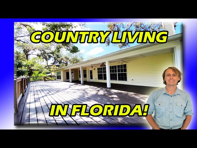 ESCAPE TO TRANQUILITY: Riverfront Acreage Home Tour in Fort Myers 🌳