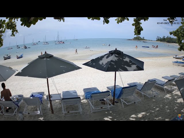 🔴 Bay Beach Resort Xtra | Choeng Mon Beach | Koh Samui | Thailand | Live Beach Webcam | 2160p 4K