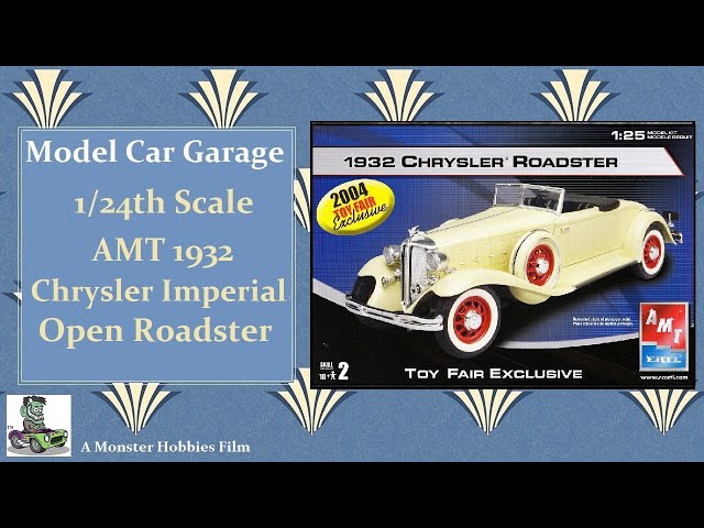 Model Car Garage - 1932 Chrysler Roadster 2004 Toy Fair Edition by AMT/ERTL -  A Model Car Unboxing