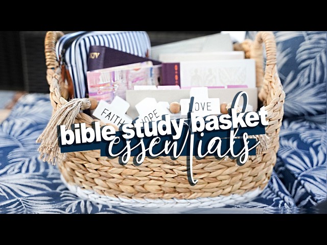 MY QUIET TIME BIBLE STUDY BASKET