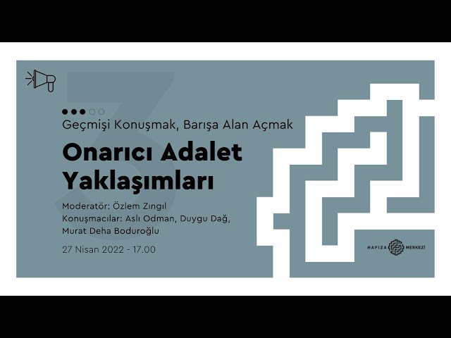 Onarıcı Adalet Yaklaşımları - Aslı Odman, Duygu Dağ, Murat Deha Boduroğlu