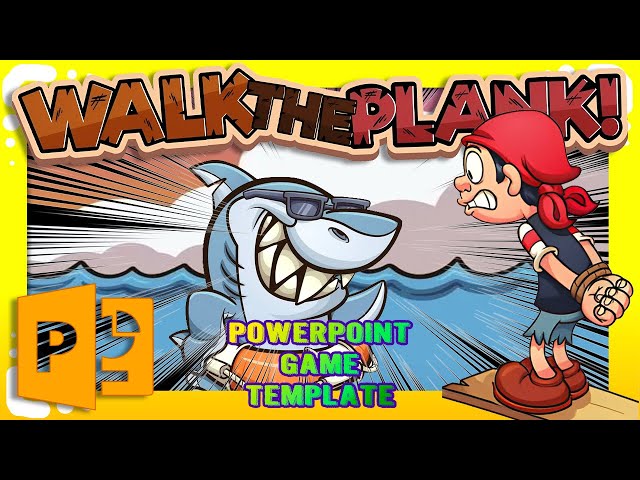 Walk The Plank PowerPoint Game - Educational PowerPoint Games - PowerPoint