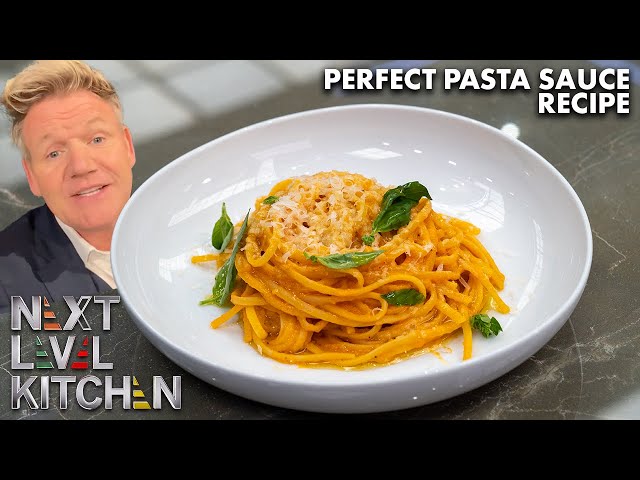 Gordon Ramsay Challenges a Next Level Chef Judge to Make Pasta Sauce...Quick!