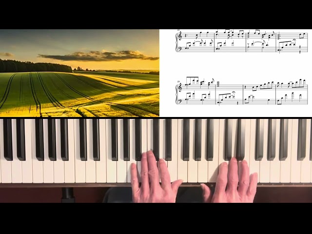 Fields Of Gold By Sting Arranged For Solo Piano By Peter Anderson