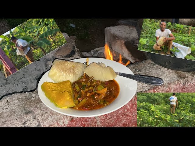 Como hacer un Guisado de Arenque en el fogón.Del CONUCO a la Cocina. La Vida del Campo en la cocina.