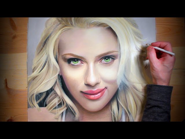 Drawing Scarlett Johannson | Timelapse