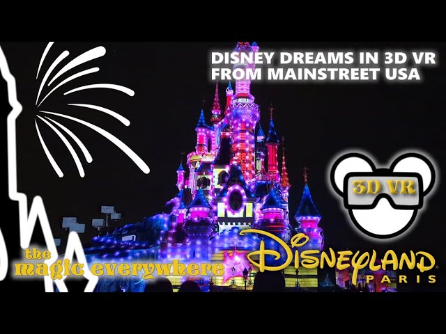 [3D VR] Disney Dreams 2023 - Disneyland Paris for 30th Grand Finale - View from Main Street