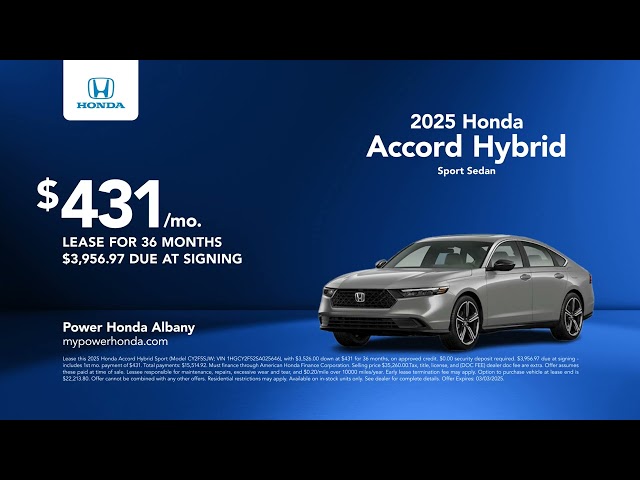 Honda Accord Hybrid 02/14/2025 4965400