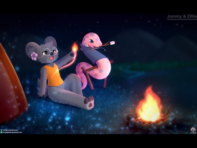 Speedpaint - Night Camping [Commission]