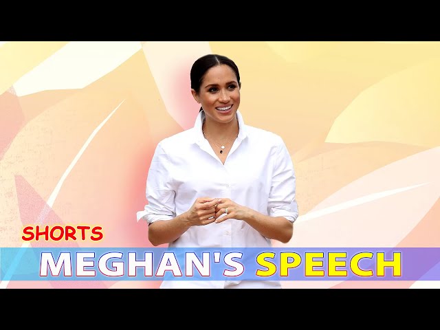 ROYAL SHORTS #21: Meghan's speech on Campaign for Female Education