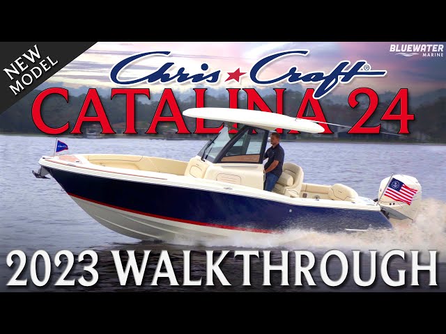 New 2023 Chris-Craft Catalina 24 with Seakeeper Ride - Full Walkthrough