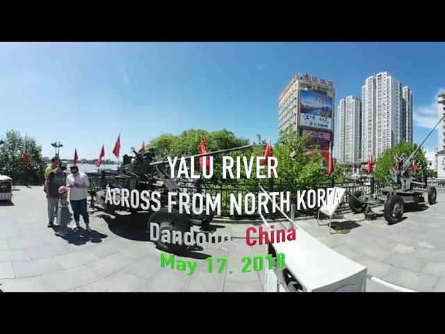 Yalu River Across From North Korea - Presented In 360 (VR)