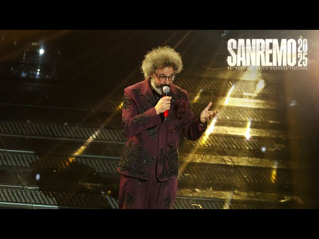 Sanremo 2025 - Simone Cristicchi canta "Quando sarai piccola"