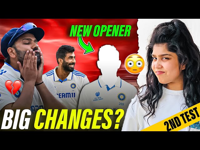 2 Big Changes in 2nd Test😱| Rohit Sharma No Opening🥺| Ind vs Aus 2nd Test Playing 11 Today Match🔥