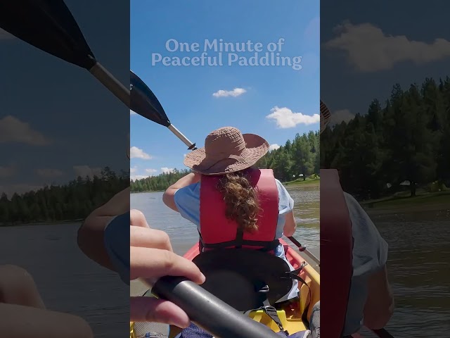 Peaceful Paddling Upper Lake Mary Coconino National Forest #wheelchairlife #kayaking