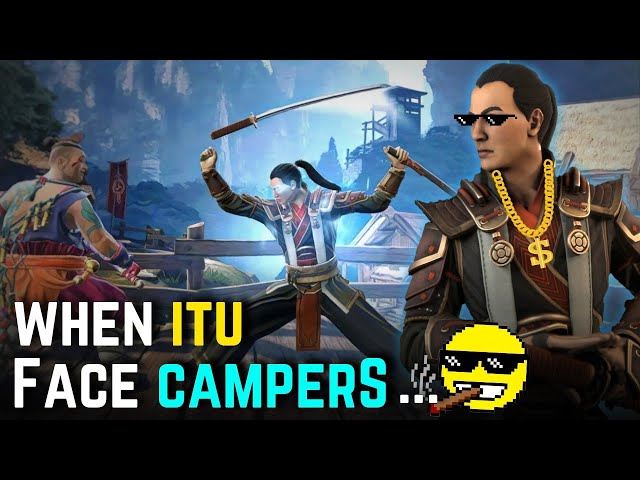 Best HERO for Campers 🙌 || itu is a Nightmare for CAMPERS 😂😂 itu vs camper || Shadow Fight 4 Arena