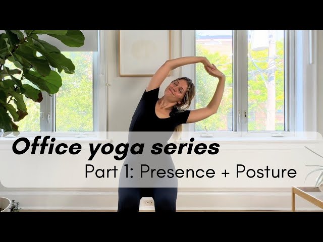 15-minute yoga for office jobs | seated stretches for neck & back