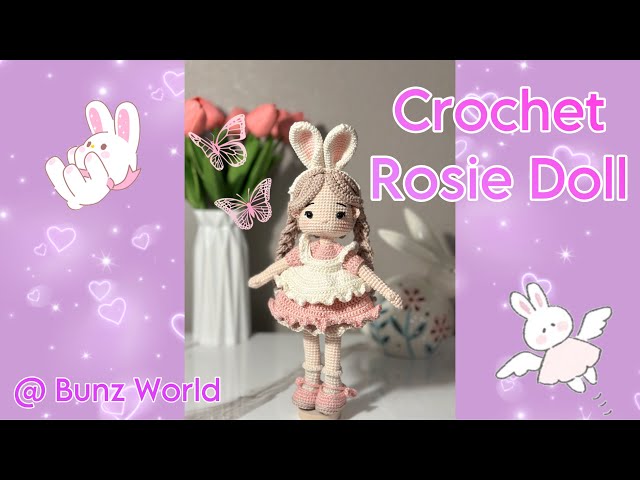 Crochet Rosie Doll 💗 #crochet #doll