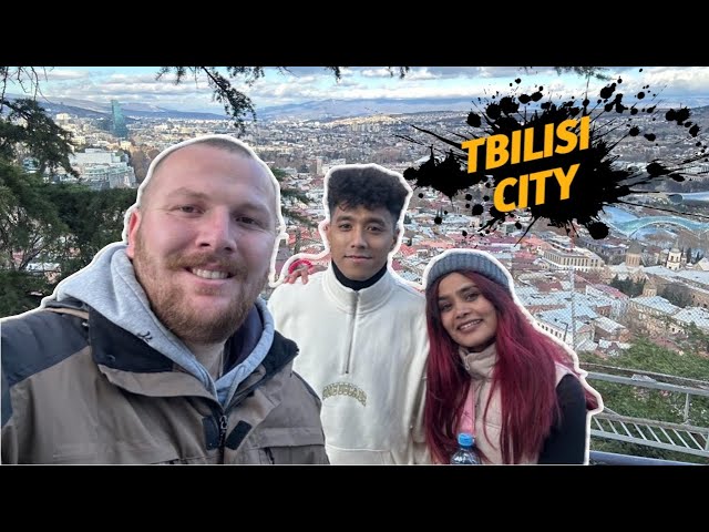 Tbilisi City Tour || Exploring Cabel Car , Mother Of Georgia 🇬🇪 Statue || Trying Georgian Food 🍱