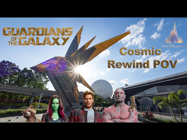 Epcot Guardians of the Galaxy: Cosmic Rewind Back Row POV - September VR180 3D