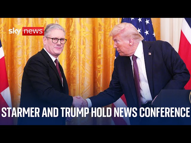 Trump and Starmer hold news conference at the White House