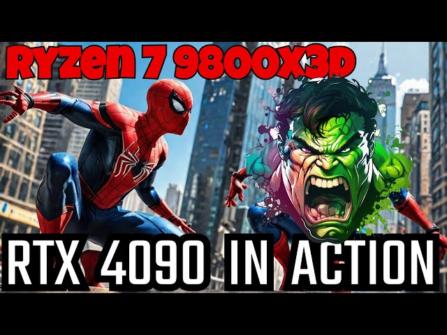 Ryzen 7 9800x3d vs. Marvel's Spider-Man: Miles Morales Gameplay on RTX 4090