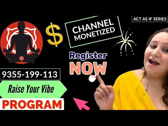 Raise Your Vibes Program | Channel got Monetized! | YPP Program