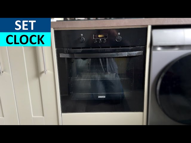 How to set clock on Zanussi Oven - How to set time on Zanussi Oven