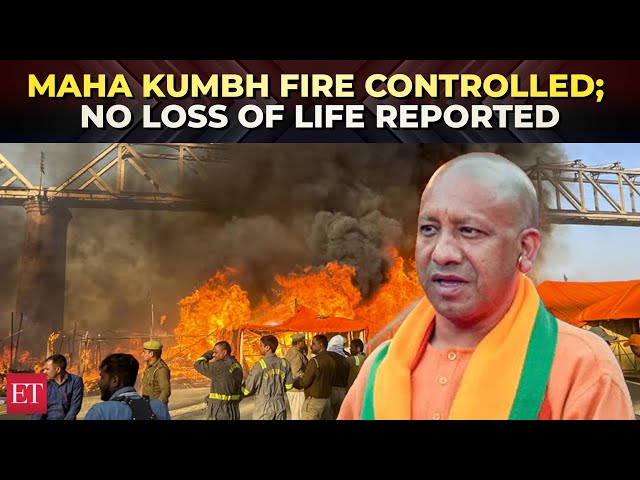 Mahakumbh fire: CM Yogi arrives at Prayagraj  after cylinder explosions, no casualty reported