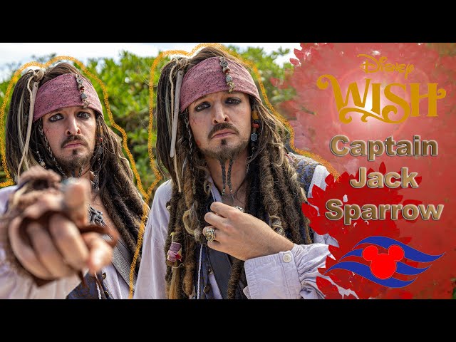 Take back the Disney Wish with Captain Jack Sparrow at Castaway Cay in 3D VR180