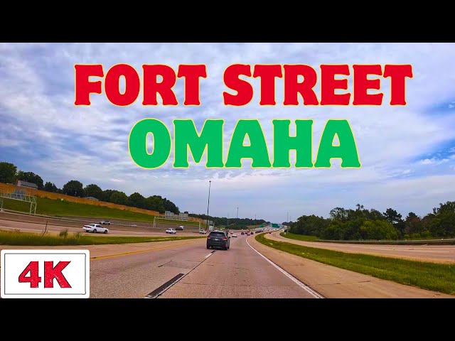 4K Highway Driving Tour Omaha | Millard to 90th Street & Fort Street | USA | Road Trip | 2025