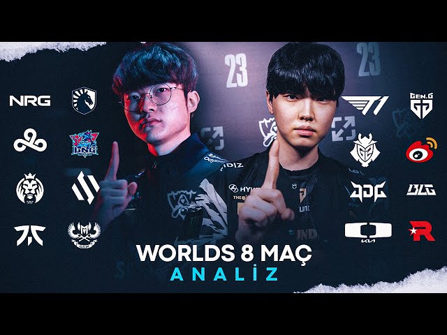 Bitmeyen rekabet Faker vs Chovy | Worlds 2023 İsviçre usulü aşama 2. gün full canlı analiz