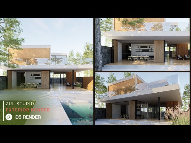 Image & Animation with D5 Render | Private House 322 Part 2 | Downloadable File Included