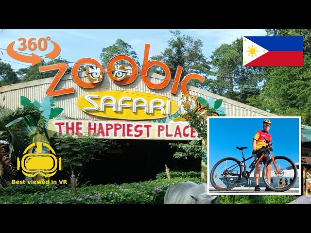 Cycling to Zoobic Safari | 360 VR Bike Ride in Subic Bay | Insta360 X4