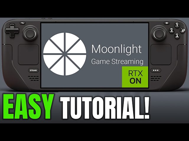 Play ANY PC Game on Steam Deck Remotely with Moonlight! - BEST Quality and Latency TUTORIAL